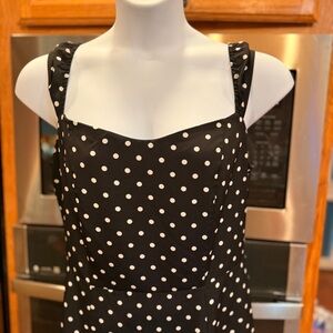 Black and White Polka Dot Dress by Wedtrend ‎ 2x